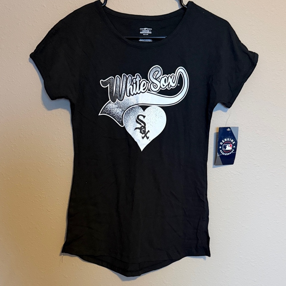 Chicago White Sox Girls Youth Black T-Shirt